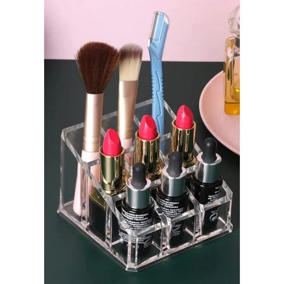 Container Store Makeup Organizers - Clear Acrylic Nail Polish & Lipstick Holder - Picture 8 of 8